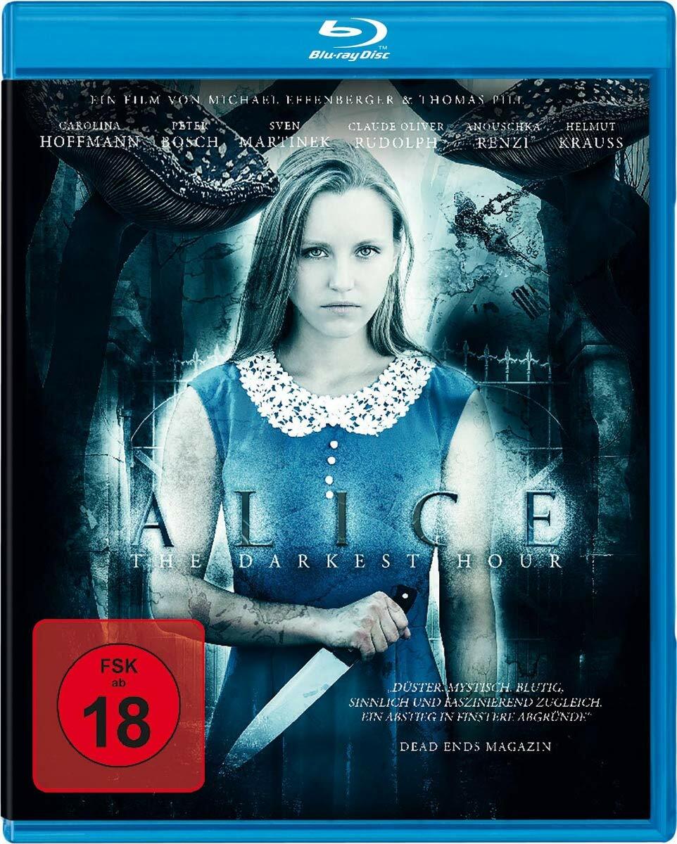 Coverdesign von Andy Kürzinger für den Film Alice – The Darkest Hour, auf der Blu-ray-Ausgabe.